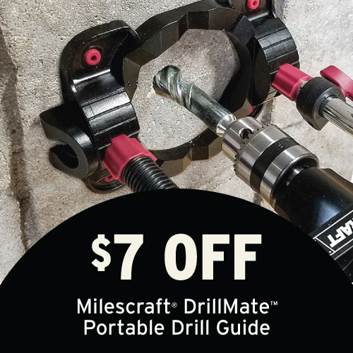 $7 Off Milescraft DrillMate Portable Drill Guide