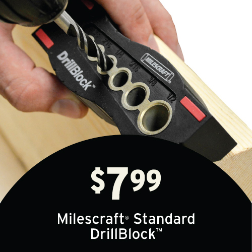 Only $7.99 Milescraft Standard DrillBlock