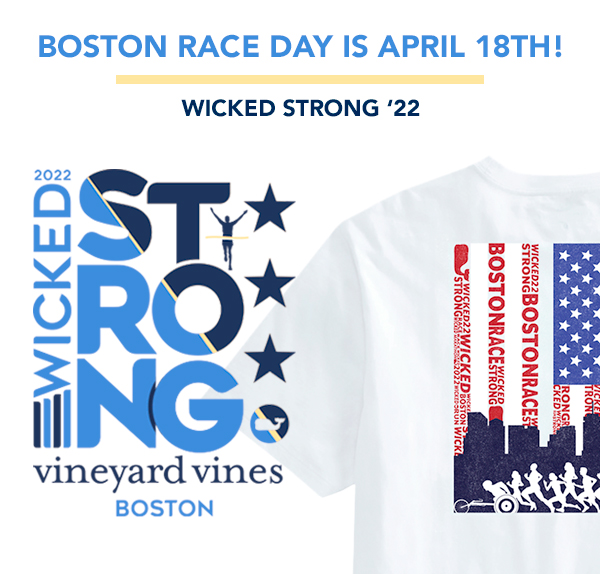 Shop the @vineyardvines Wicked Strong Collection to show support for the  Boston Marathon which is next Monday 10/11 💙💛 . Vineyard Vines…