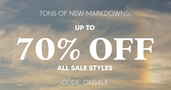 New Markdowns: Shop Now