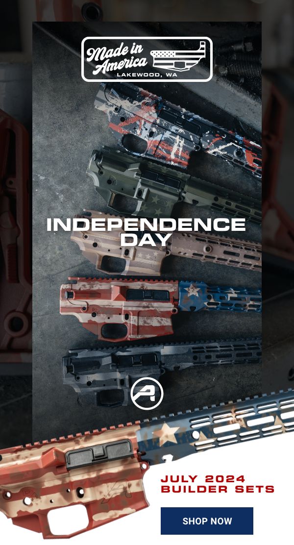 JULY 2024 BUILDER SETS | INDEPENDENCE DAY | MADE IN AMERICA | LAKEWOOD, WA | SHOP NOW