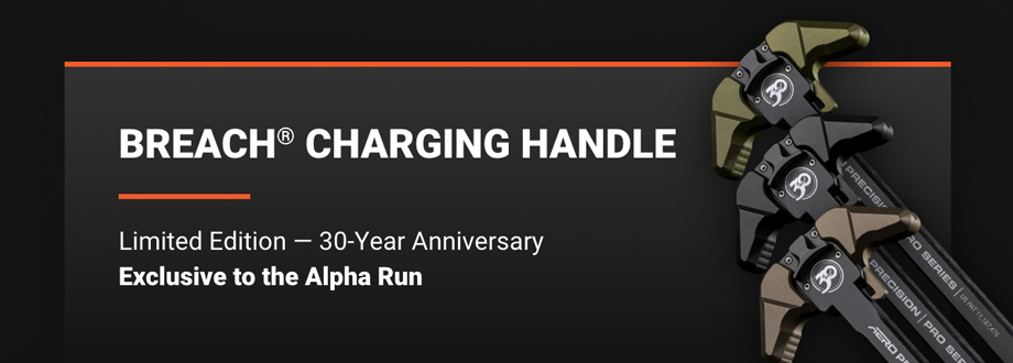 BREACH CHARGING HANDLE | Limited Edition - 30-year Anniversary. Exclusive to the Alpha Run.
