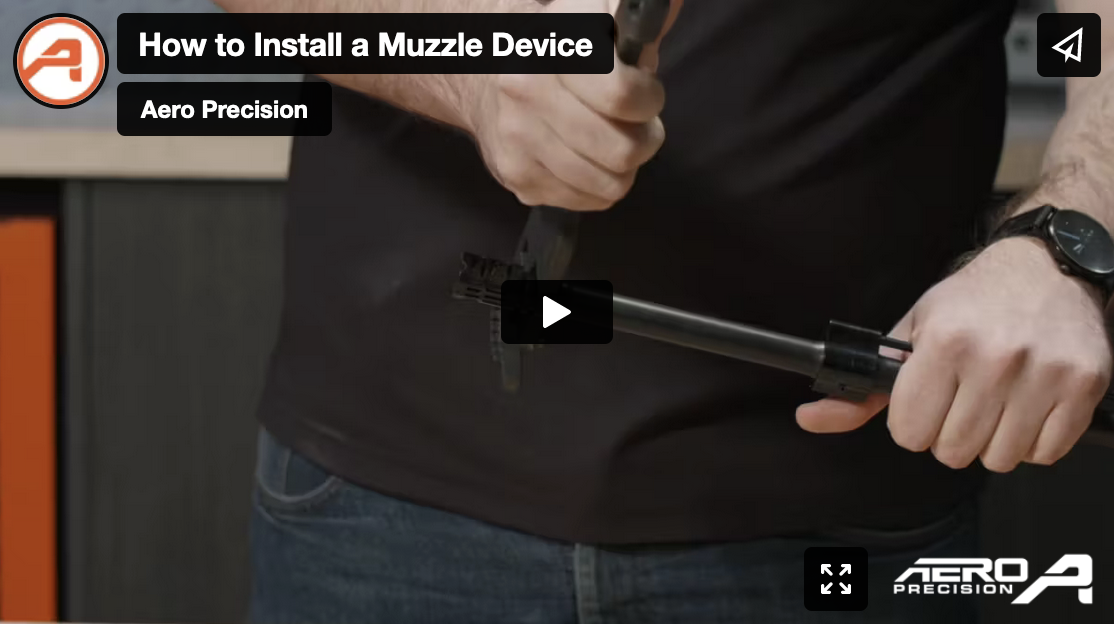 How to Install a Muzzle Device