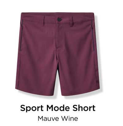 Sport Mode Short Mauve Wine