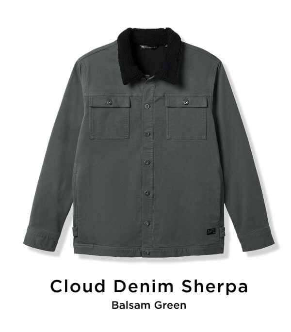 Cloud Denim Sherpa Balsam Green