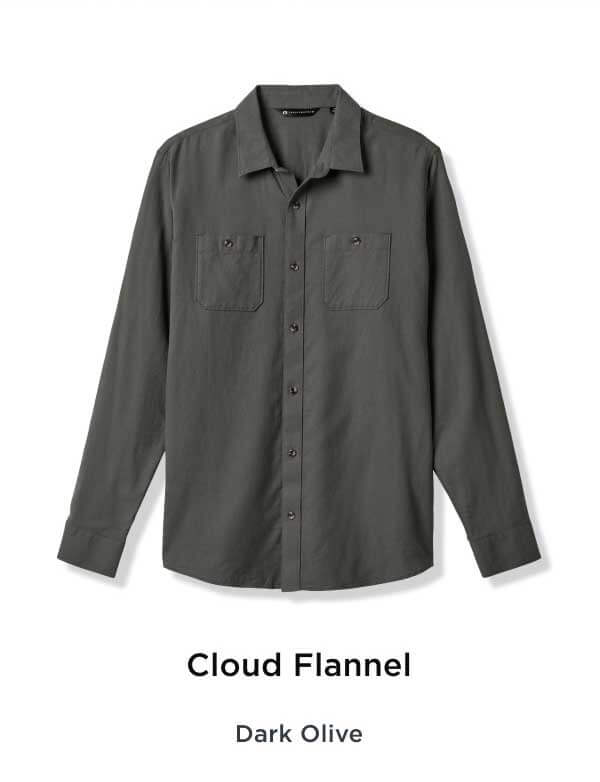 Cloud Flannel Dark Olive