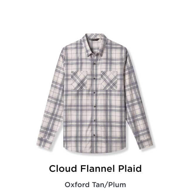 Cloud Flannel Plaid