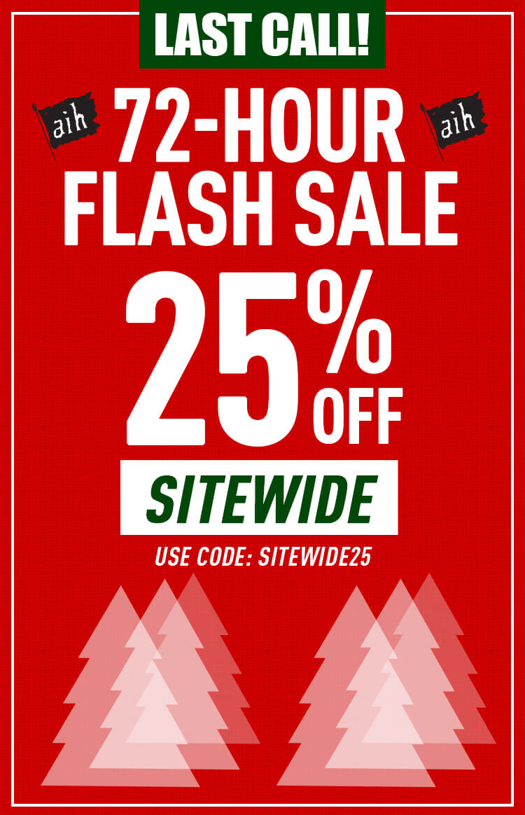 Last Call! 72-Hour Flash Sale: 25% Off Sitewide + Free Shipping Over $59! 25% Off Sitewide + Free Shipping Over $59!