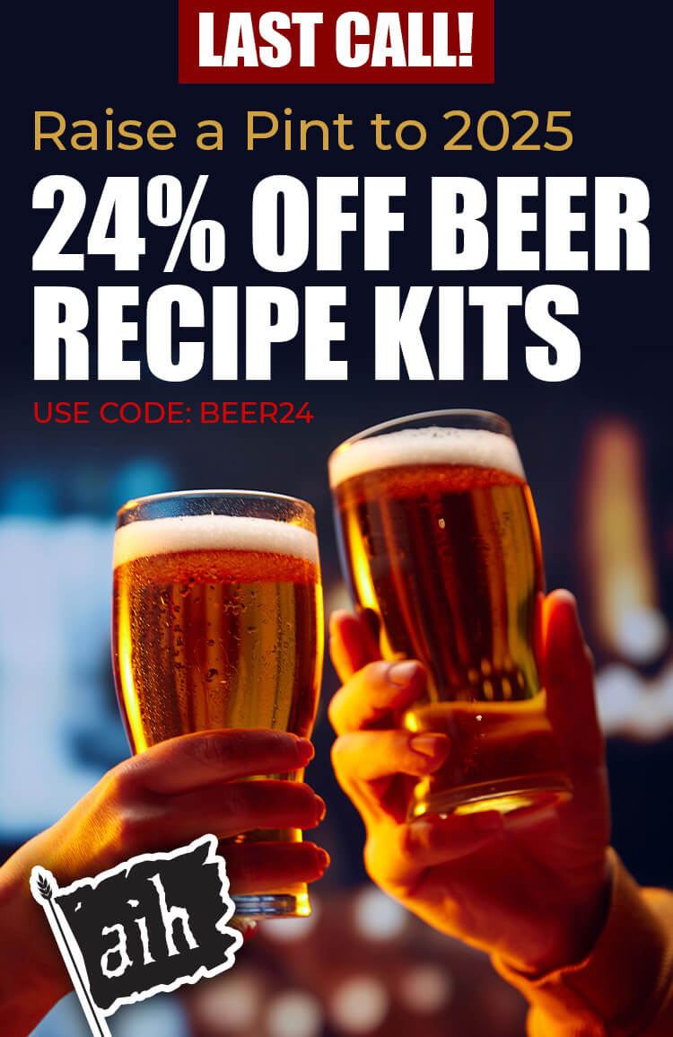 Raise a Pint to 2025! 24% Off Your Favorite Beers This Year. Use code BEER2024