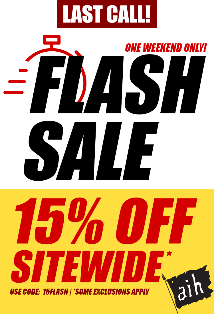 72-Hour Flash Sale: 15% Off Sitewide. Use code 15Flash