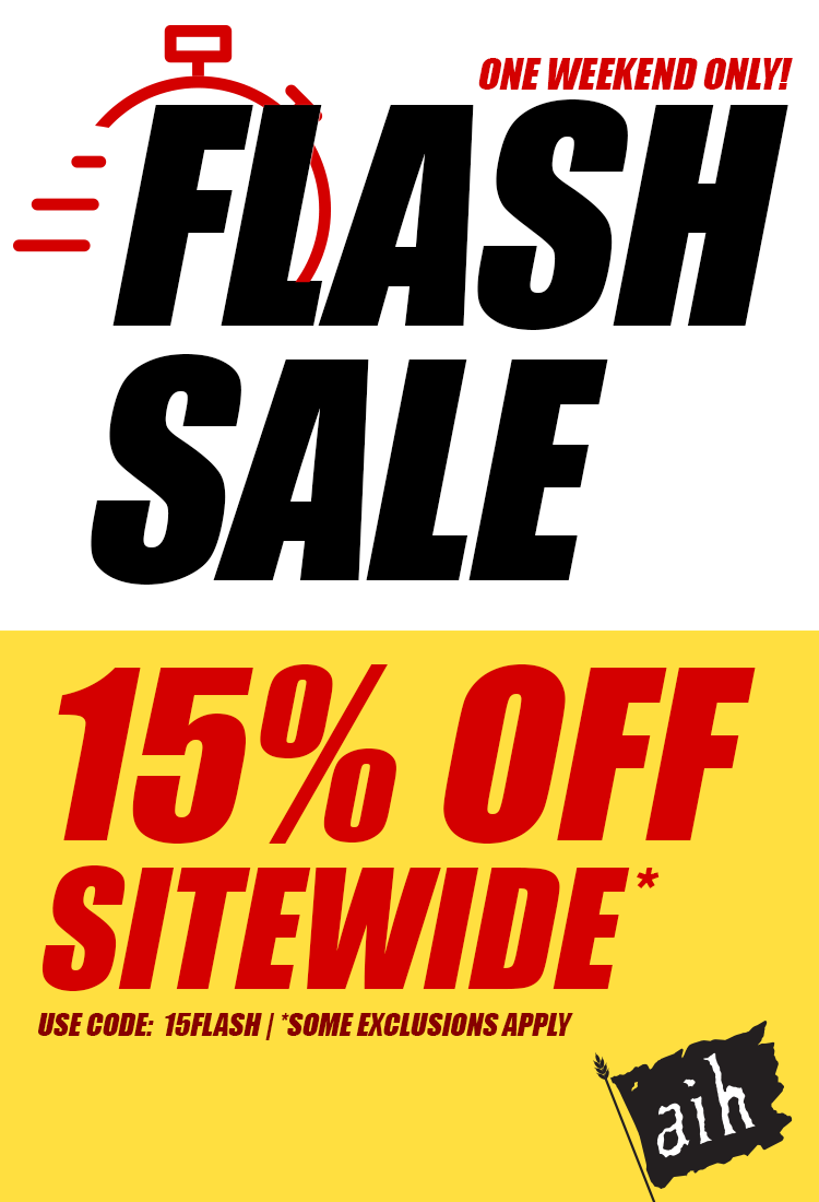 72-Hour Flash Sale: 15% Off Sitewide. Use code 15Flash