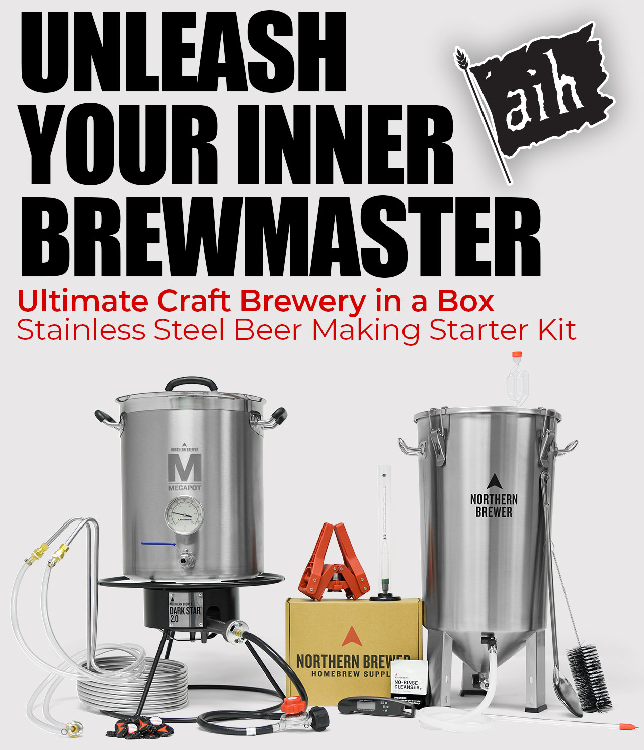 Unleash Your Inner Brewmaster Ultimate Craft Brewery in a Box Stainless Steel Beer Making Starter Kit