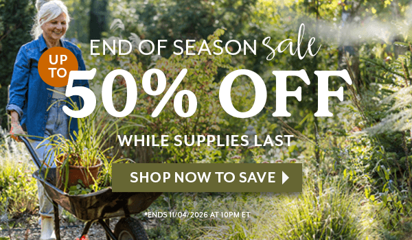 END OF SEASON SALE. UP TO 50% OFF, NEW MARKDOWNS ADDED. OFFER ENDS 1/04/2026 AT 10PM EASTERN TIME
