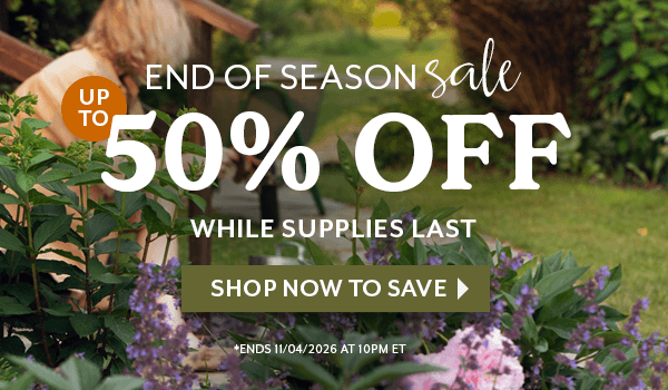 END OF SEASON SALE. Up to 50% OFF. Offer ends 11/4/2026 at 10pm eastern time.