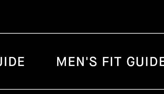 Find Your Fit | Men's Fit Guide