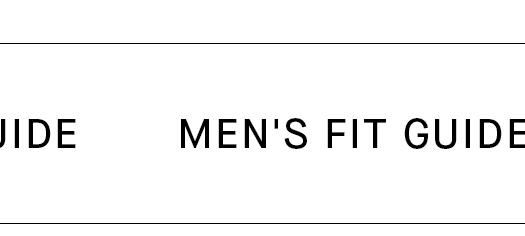Find Your Fit | Men's Fit Guide  IIDE MEN'S FIT GUIDE 