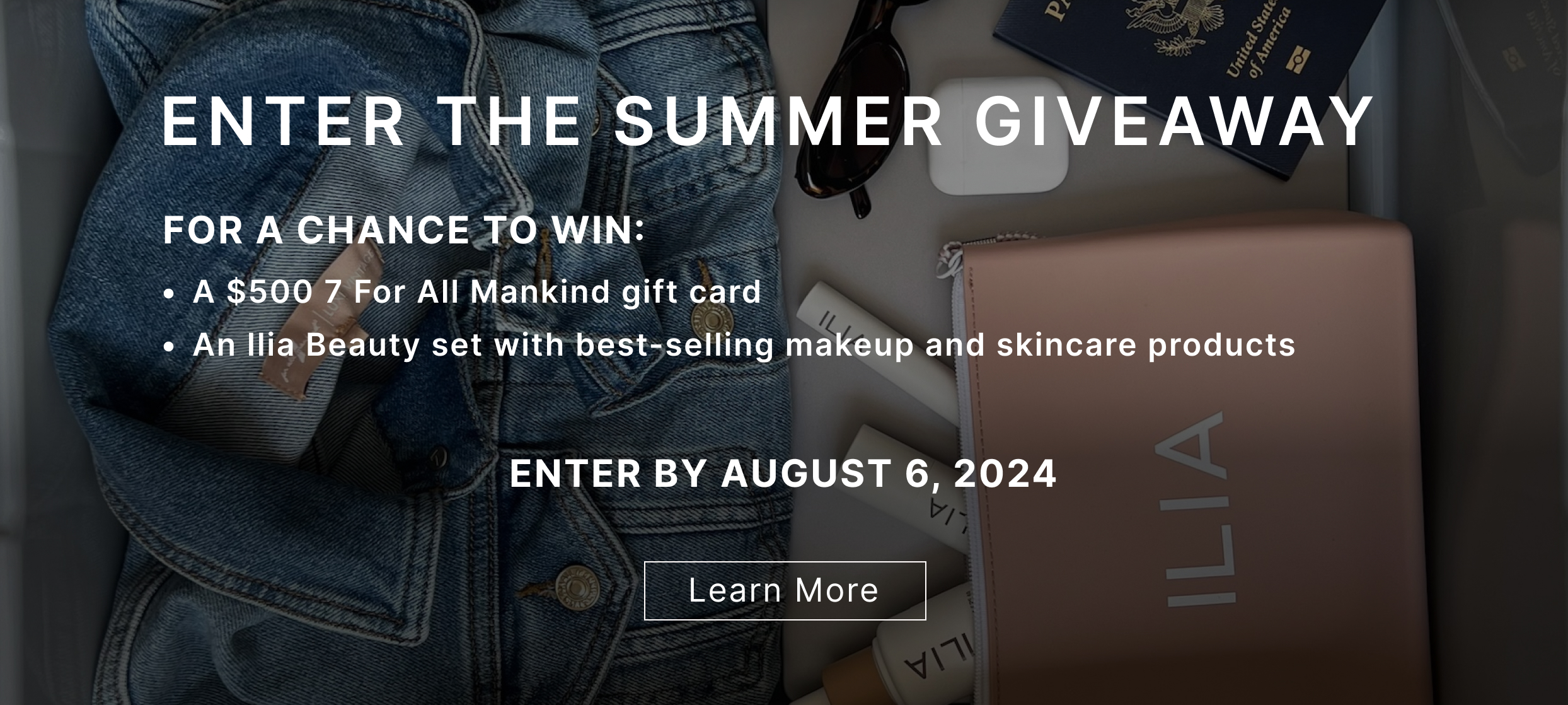 Enter to Win | ILIA x 7FAM Summer Giveaway