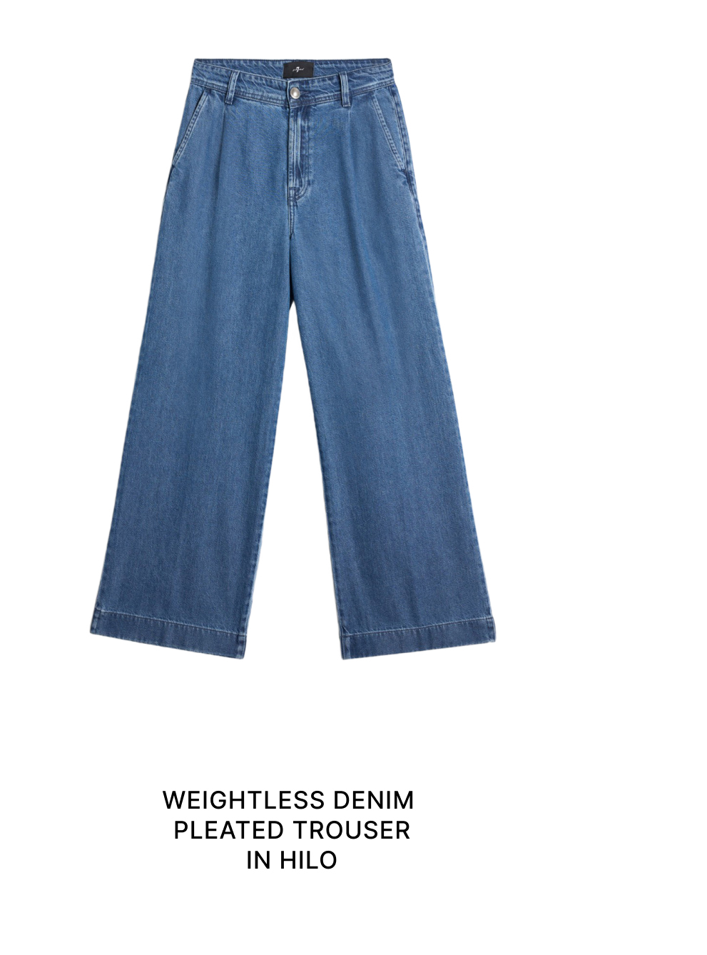 Pleated Weightless Denim