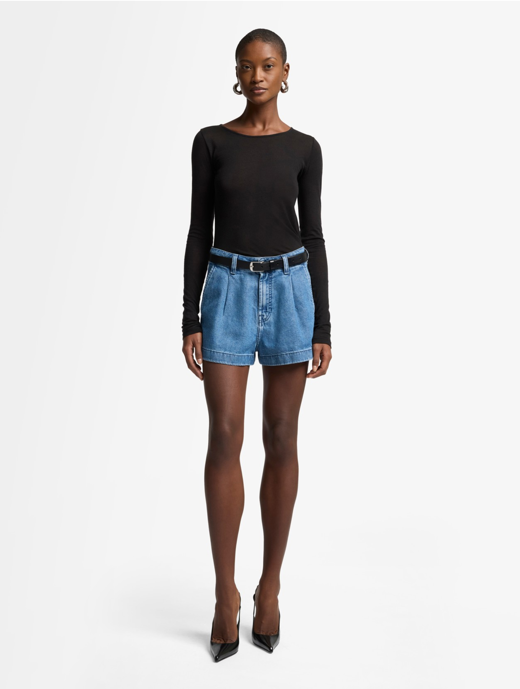 Pleated Weightless Denim