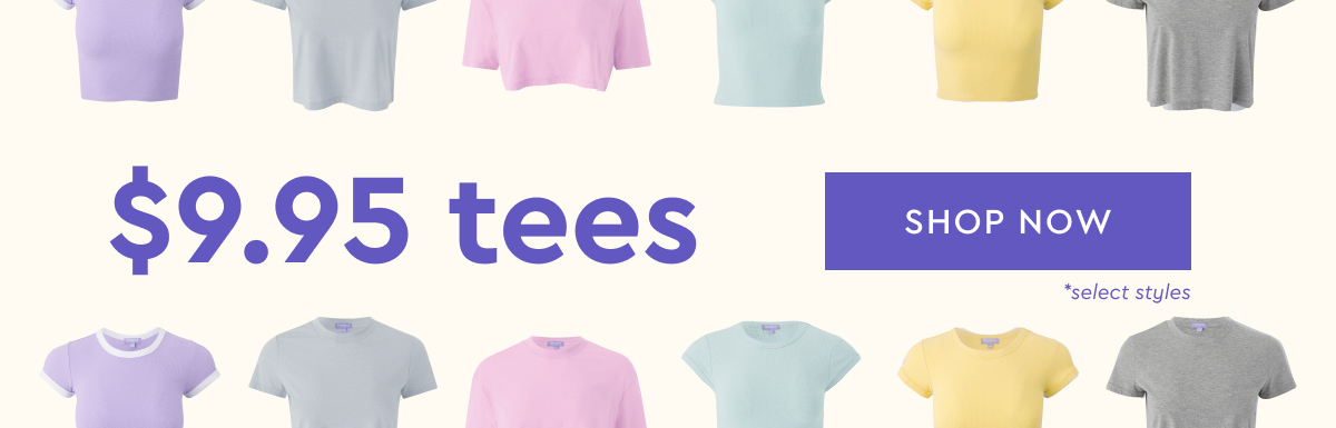 shop 9.95 tees