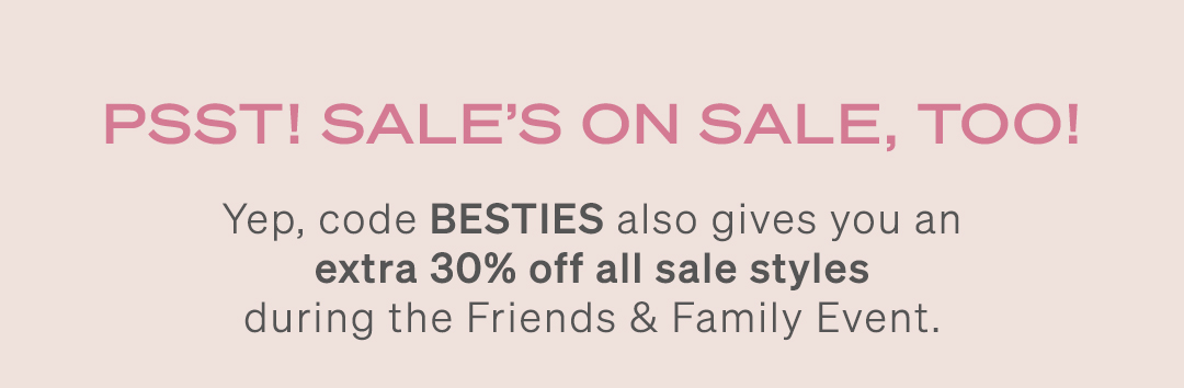 Shop | F+F Event | Extra 30% Off Sale Styles Ends Soon