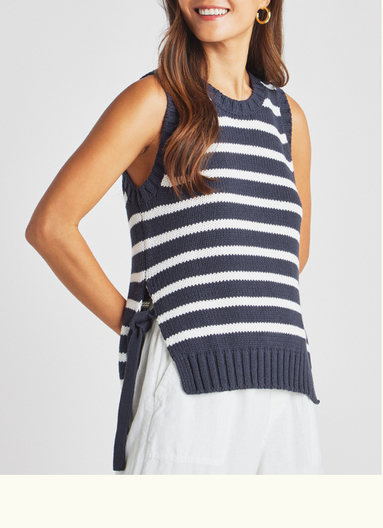 Shop | Zoey Tie Sweater Tank