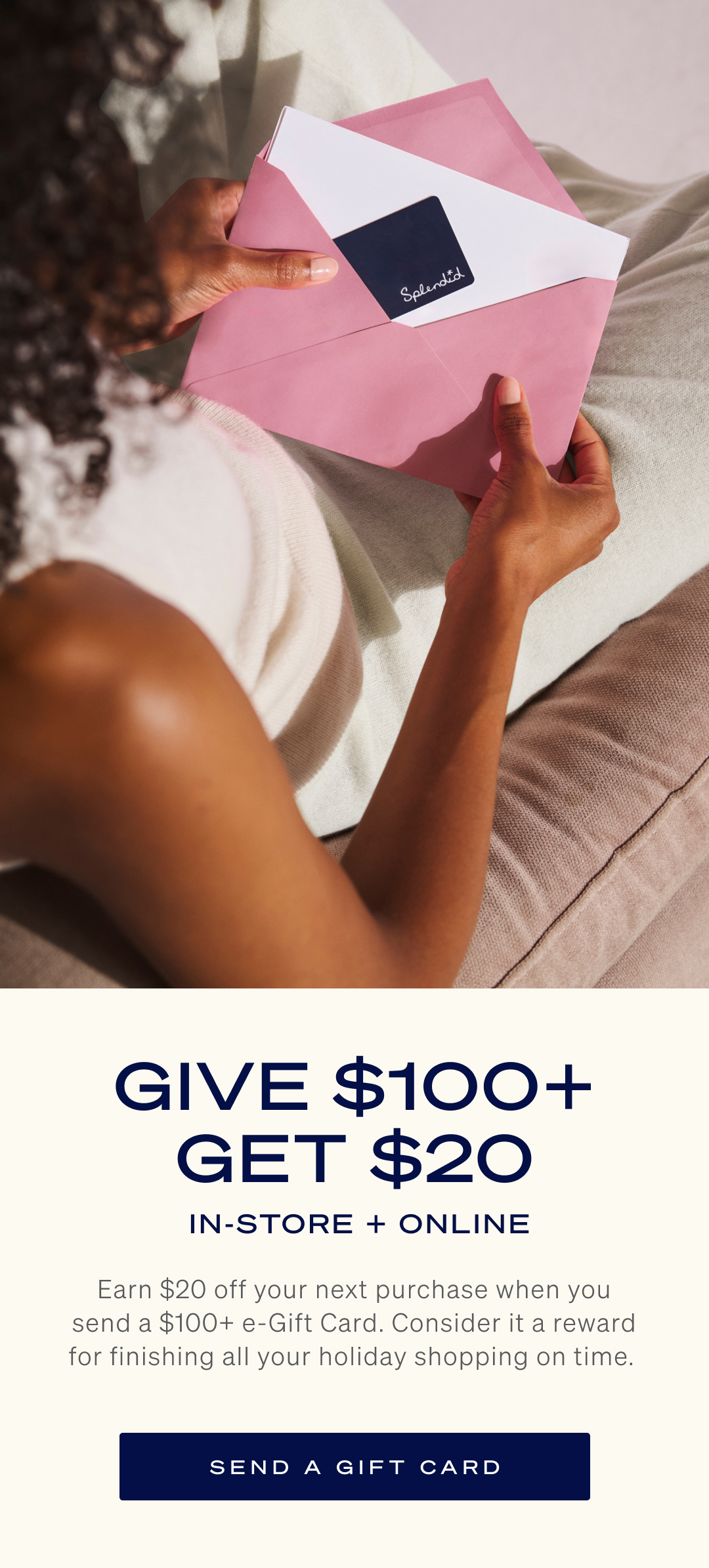 Spend 100 On Gift Card Receive 20 Off Next Purchase