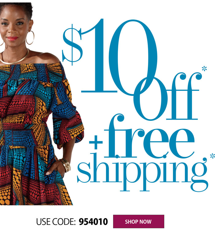 EXTRA $10 OFF + FREE SHIPPING!