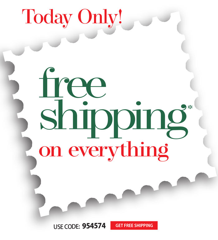 TOTALLY FREE SHIPPING