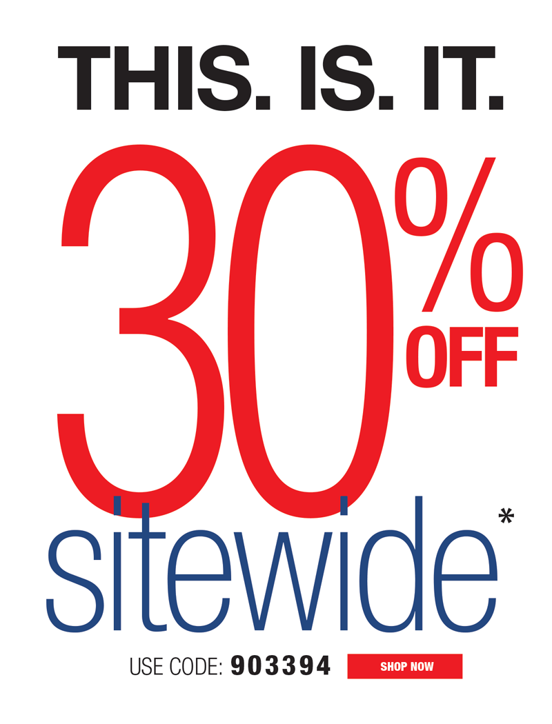 EXTRA 30% OFF SITEWIDE