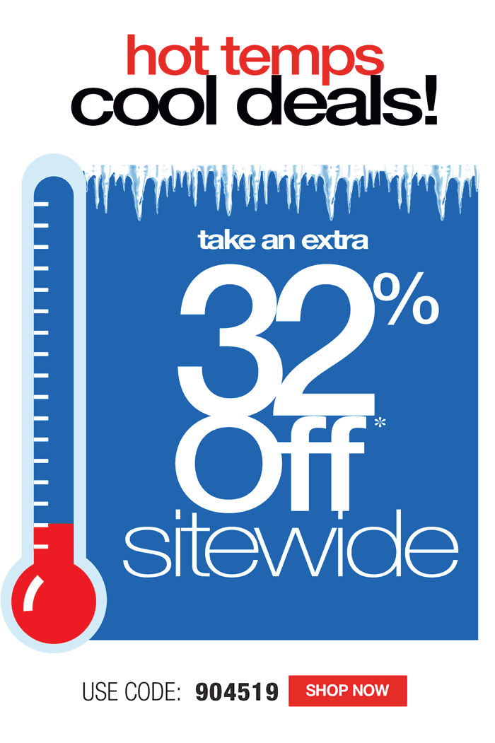 EXTRA 32% OFF SITEWIDE