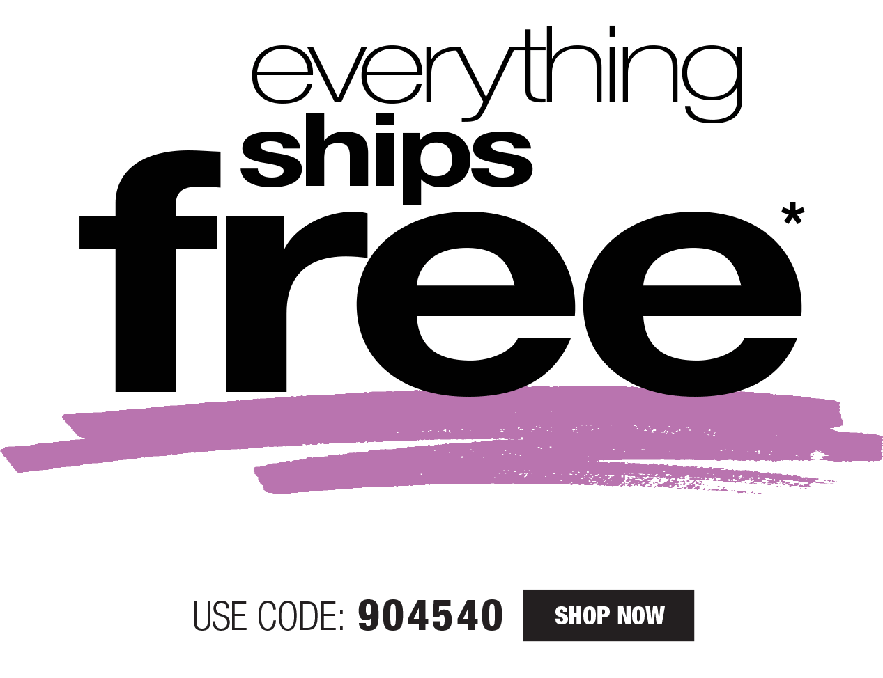 FREE SHIPPING, NO MINIMUM