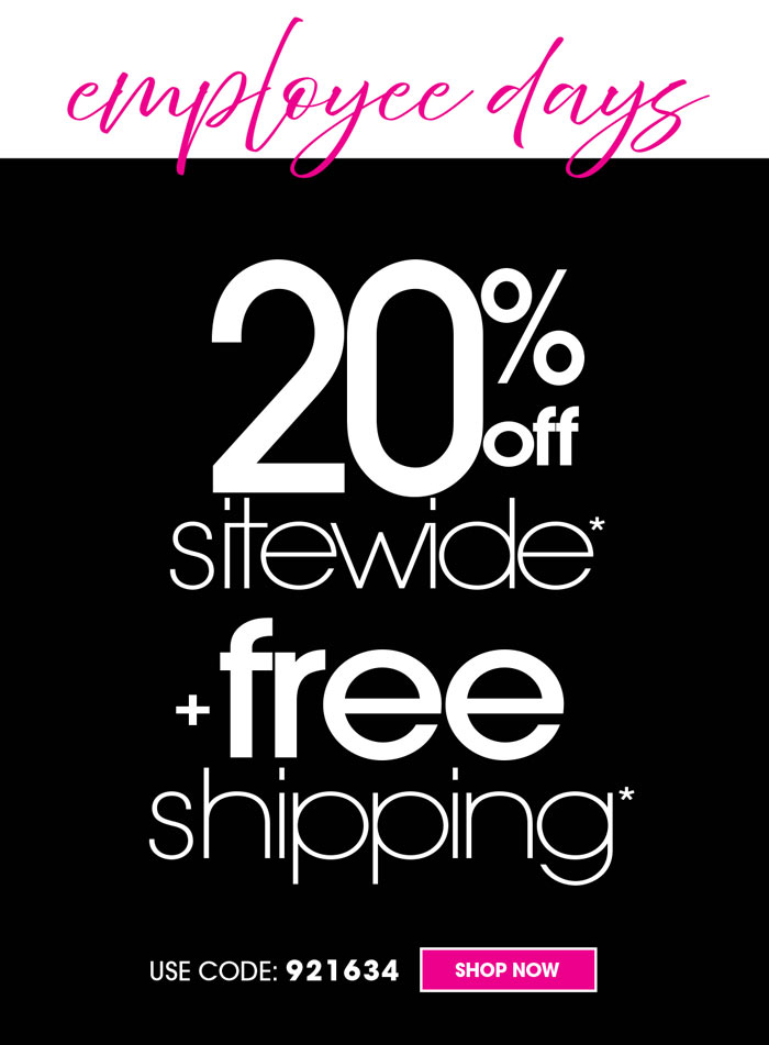 20% OFF SITEWIDE + FREE SHIPPING!