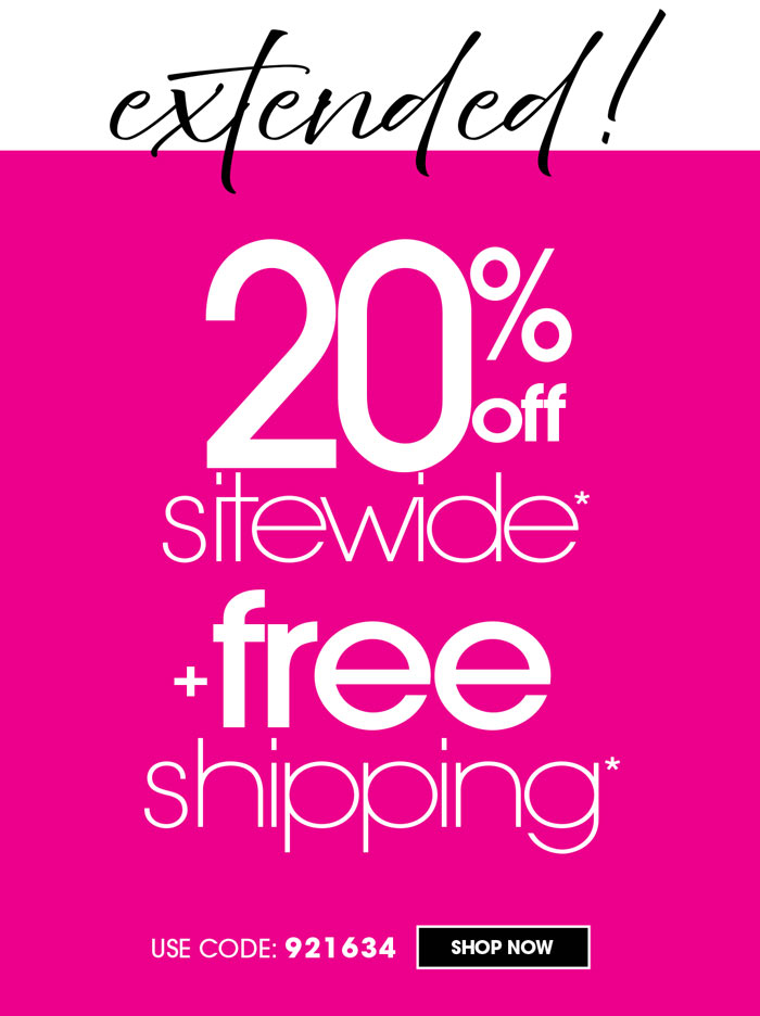 20% OFF SITEWIDE + FREE SHIPPING!