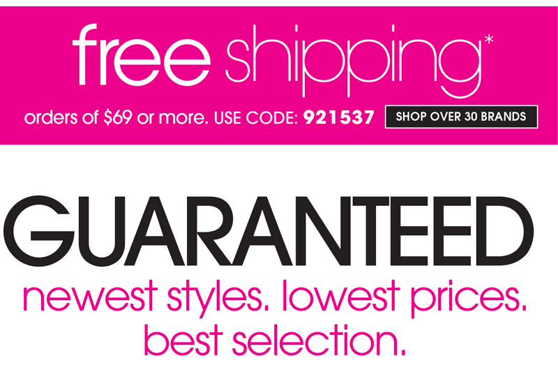 FREE SHIPPING ON ORDERS OF $69 OR MORE