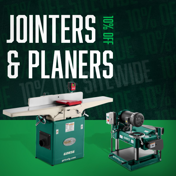 Jointers and Planers on Sale