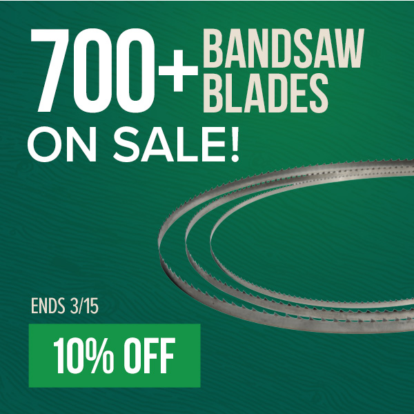 700 Plus Bandsaw Blades On Sale