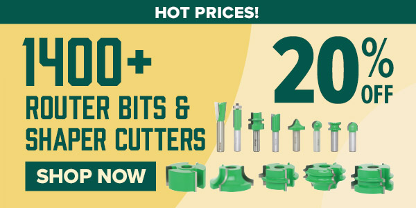 1400 Router Bits and Shaper Cutters