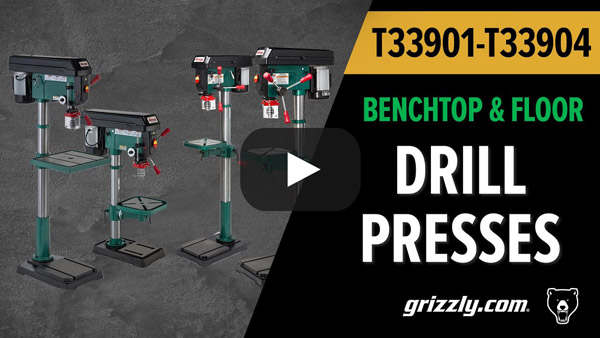 Grizzly Drill Presses Video