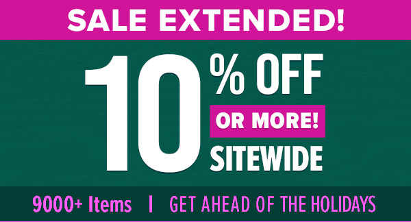 10 off extended