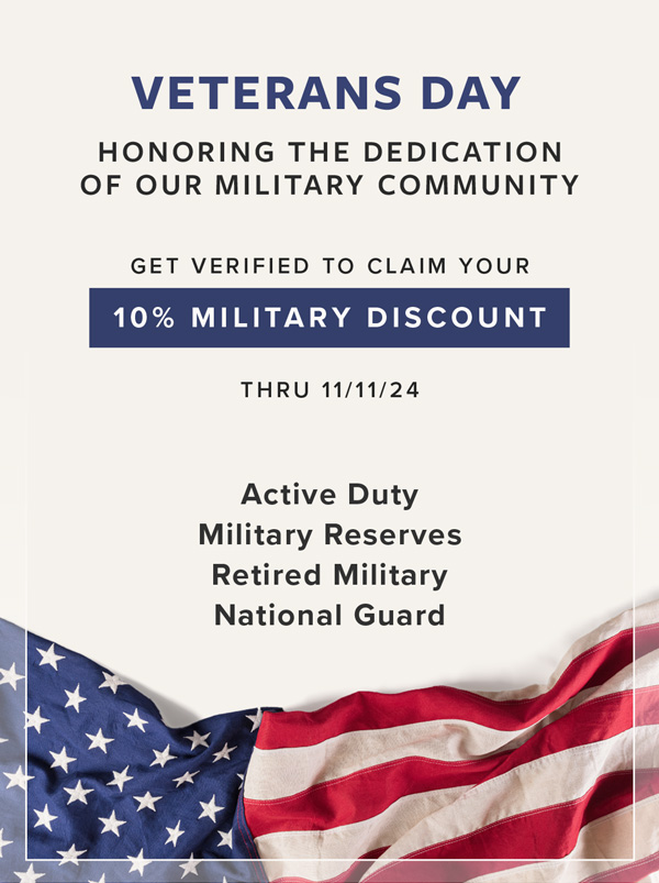 Veterans Day Savings