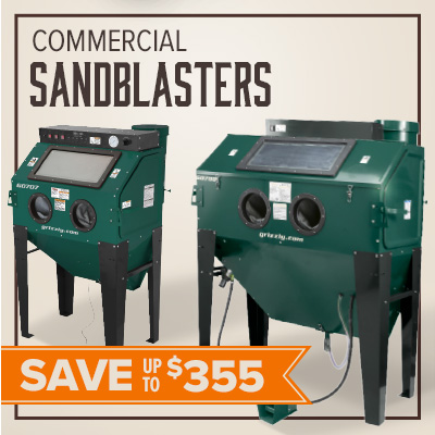 Industrial Sandblasters On Sale