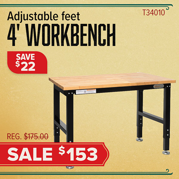 4 Foot Workbench