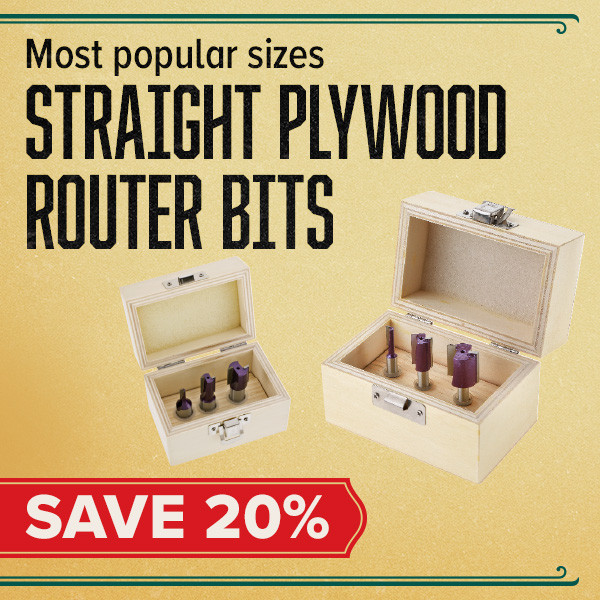 Straight Plywood Router Bits