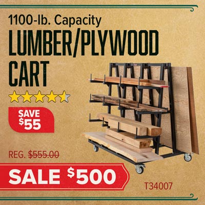 Lumber Plywood Cart