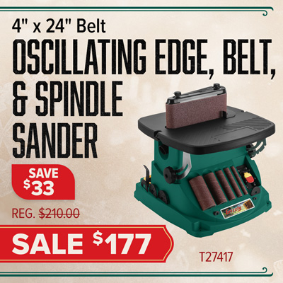 Edge, Belt, and Spindle Sander