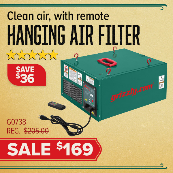 Hanging Air Filter, 3-Speed