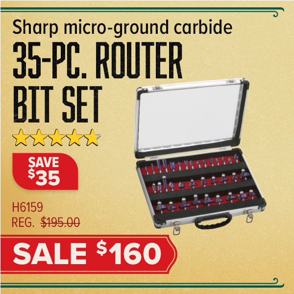 Carbide-Tipped Router Bit Set