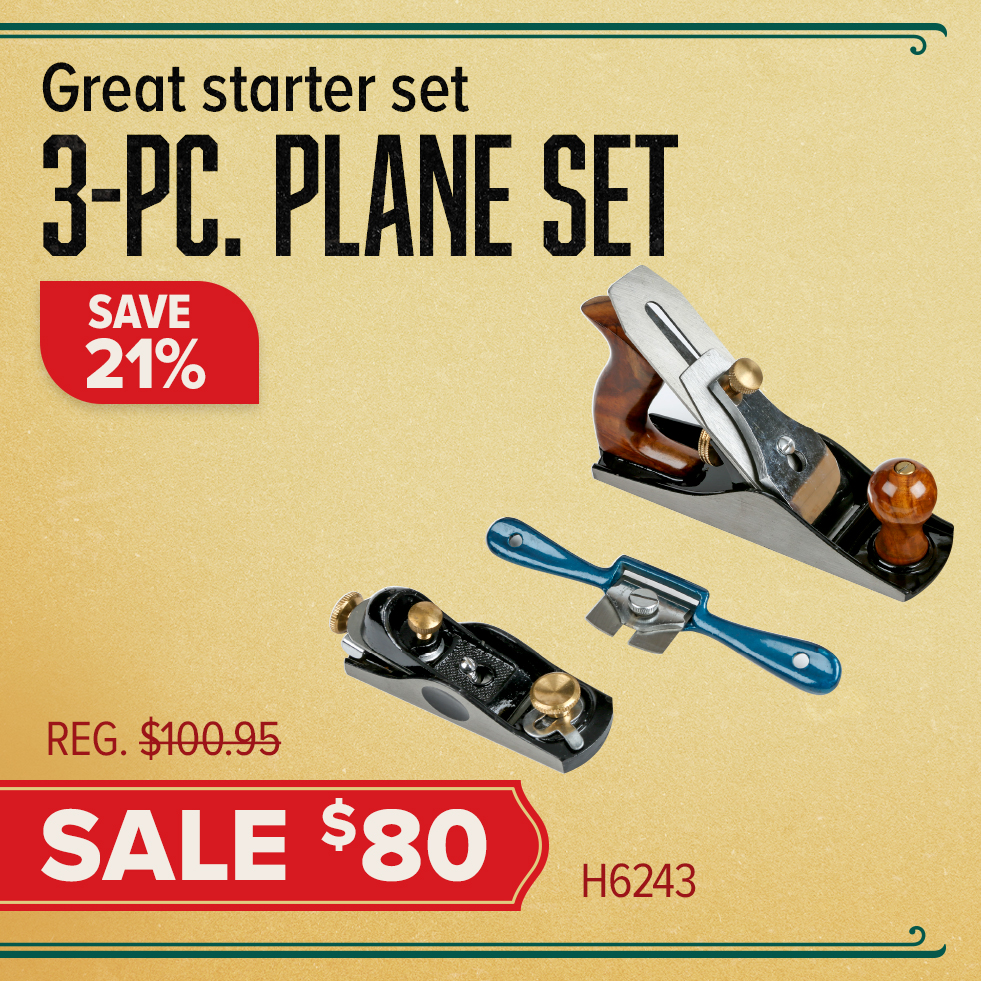 3 piece Plane Set