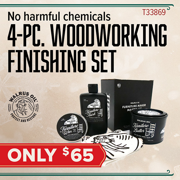 4-pc Woodworking Finish